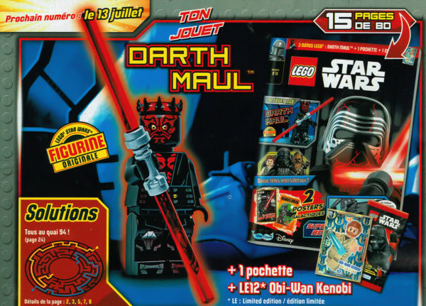 lego starwars magazine juillet 2022 dath maul