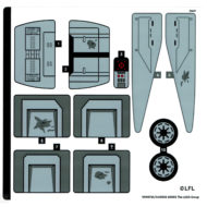 75337 lego starwars at te walker sticker sheet