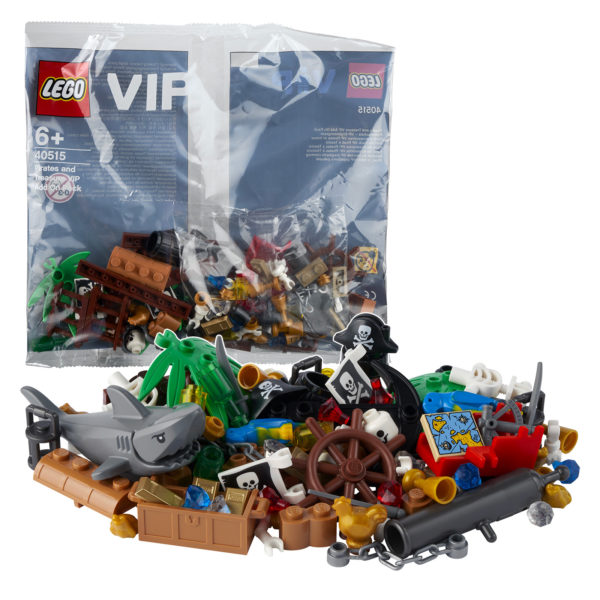 40515 lego pirates treasure addon vip pack