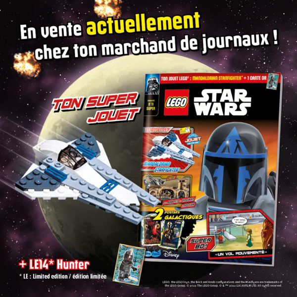 lego starwars magazine septembre 2022 mandalorian starfighter