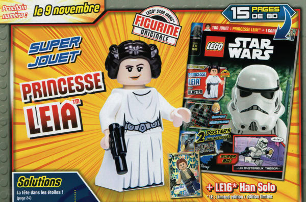 lego starwars magazine novembre 2022 princesse leia minifigure