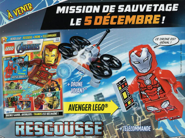 lego marvel avengers magazine decembre 2022 rescue