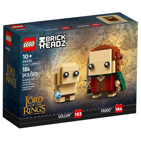 40630 lego lord rings brickheadz gollum frodo