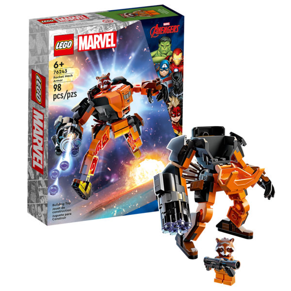 76243 lego marvel rocket mech armor