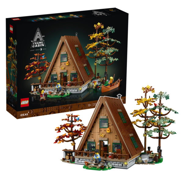 21338 lego ideas a frame cabin 13