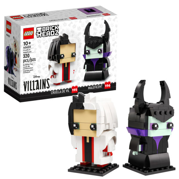 40620 lego disney brickheadz cruella maleficent