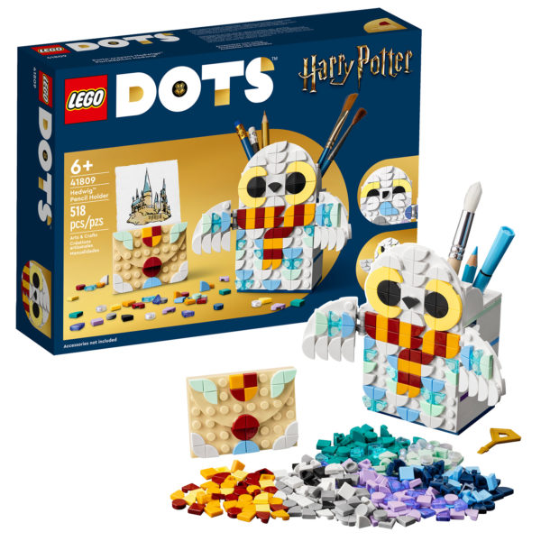 41809 lego dots harry potter hedwig pencil holder