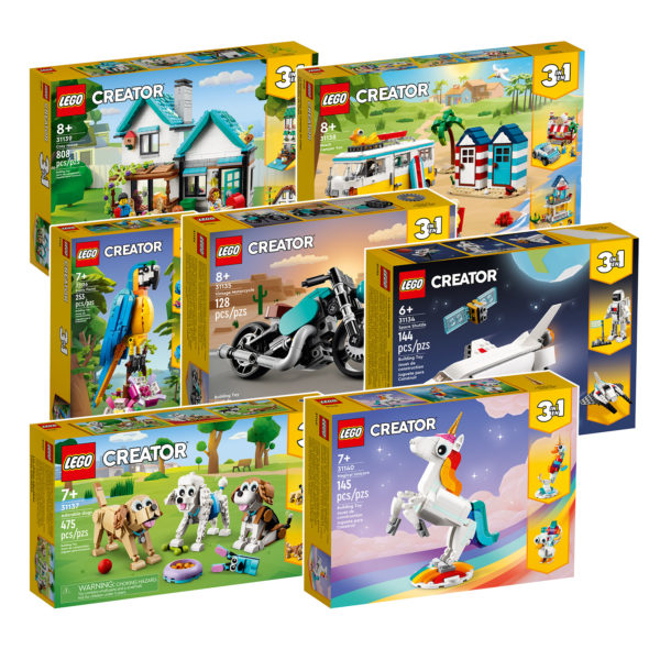 new lego creator 3in1 sets 1hy 2023