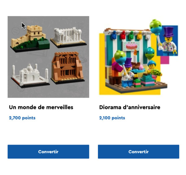 new lego vip rewards 40584 40585