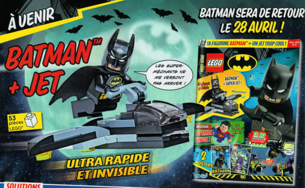 lego batman magazaine avril 2023 batman jet