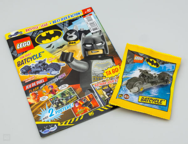 lego batman magazaine mars 2023 batcycle