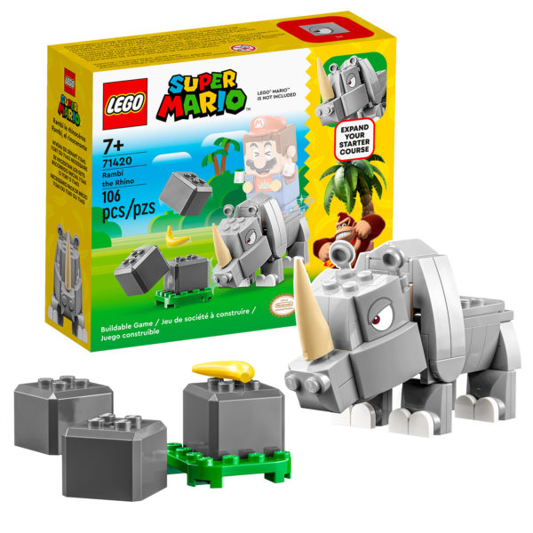 71420 lego super mario rambi rhino