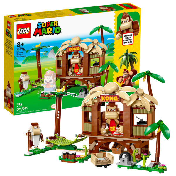 71424 lego super mario donkey kong tree house