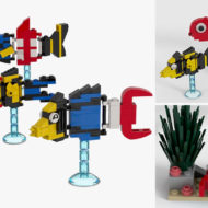 lego pick and build brick quarium