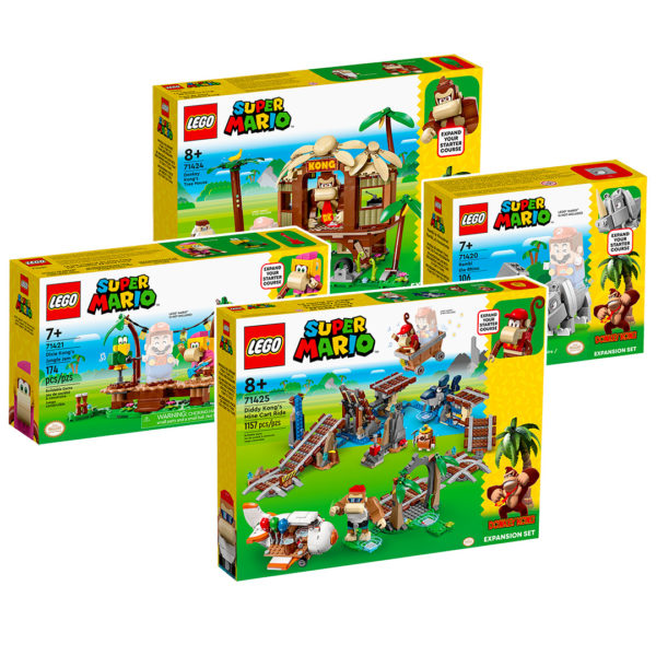 new lego super mario donkey kong sets 2023