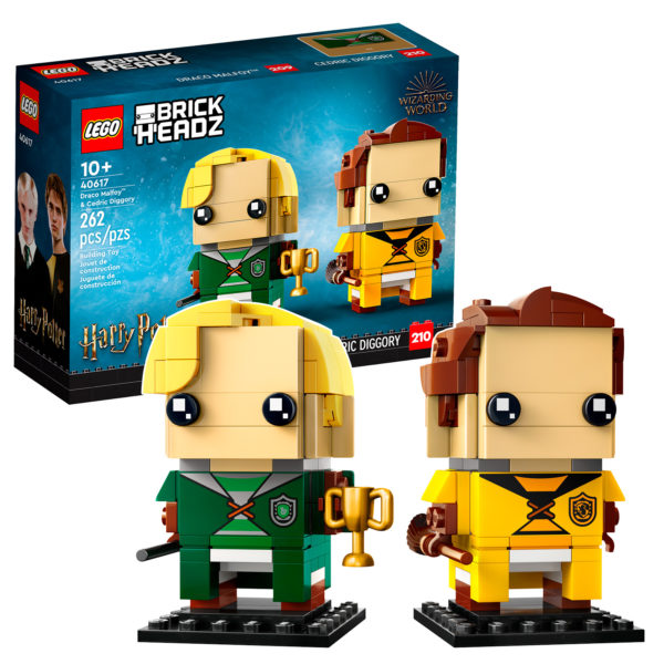 40617 lego harry potter brickheadz draco malfoy cedric diggory