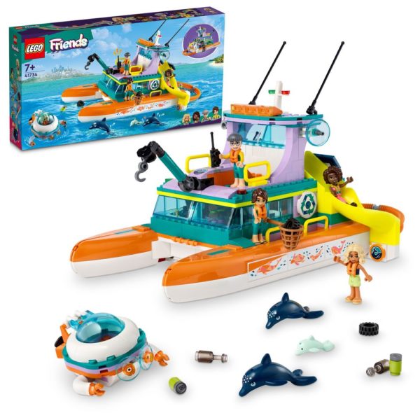 41734 lego friends sea rescue boat