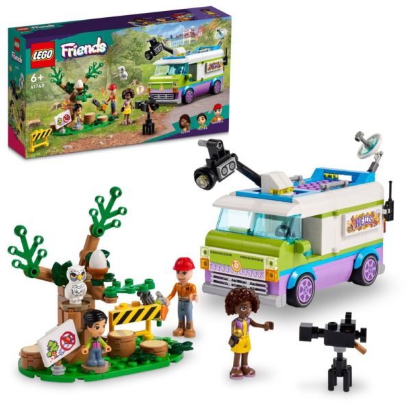 41749 lego friends newsroom van