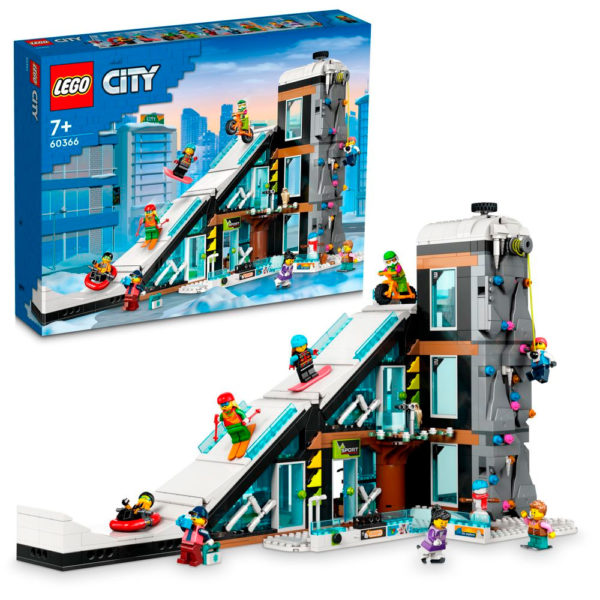 60366 lego city ski climbing resort