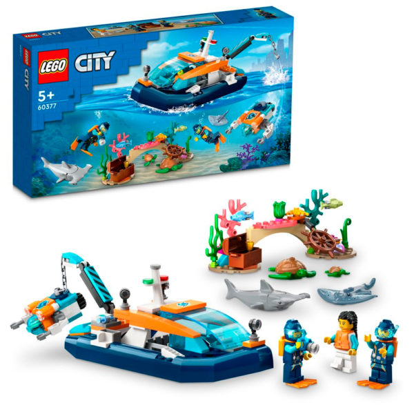 60377 lego city underwater explorer diving boat