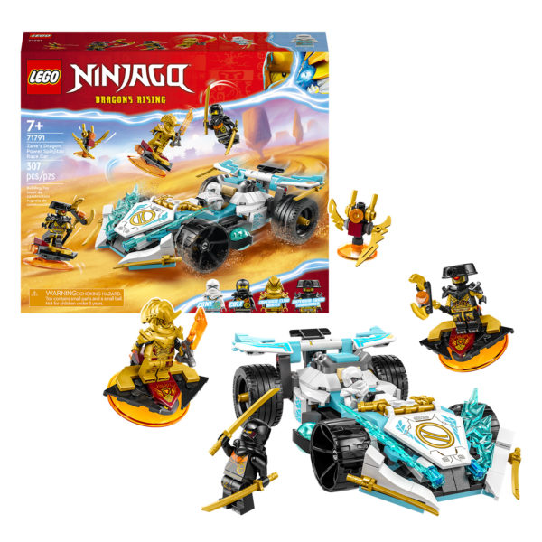 71791 lego ninjago zane dragon power spinjitzu race car