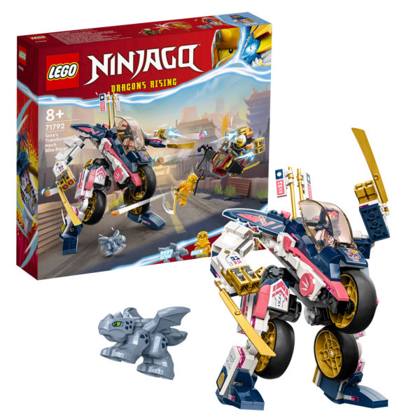 71792 lego ninjago sora transforming mech bike racer