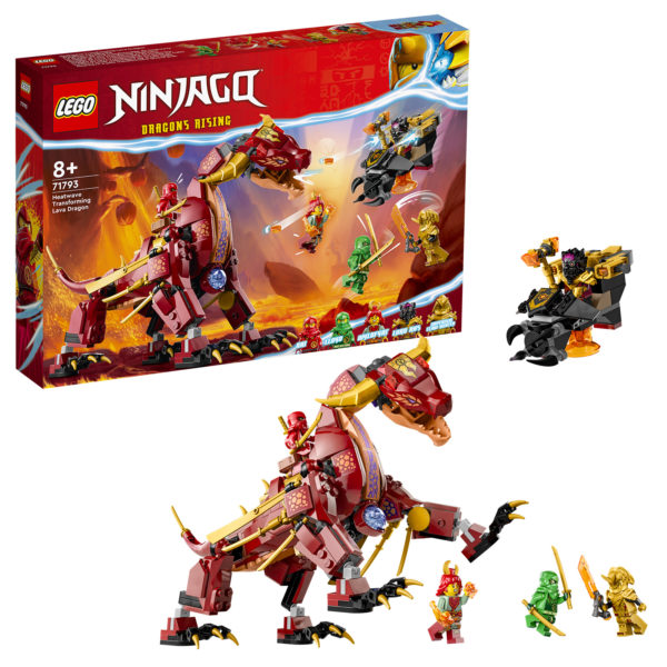 71793 lego ninjago heatwave transforming lava dragon