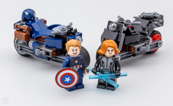 76260 lego marvel black widow captain america motorcycles 5