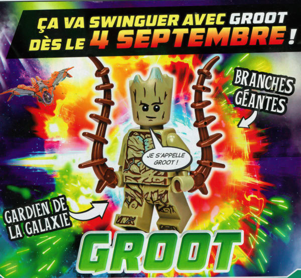 lego marvel avengers magazine septembre 2023 groot