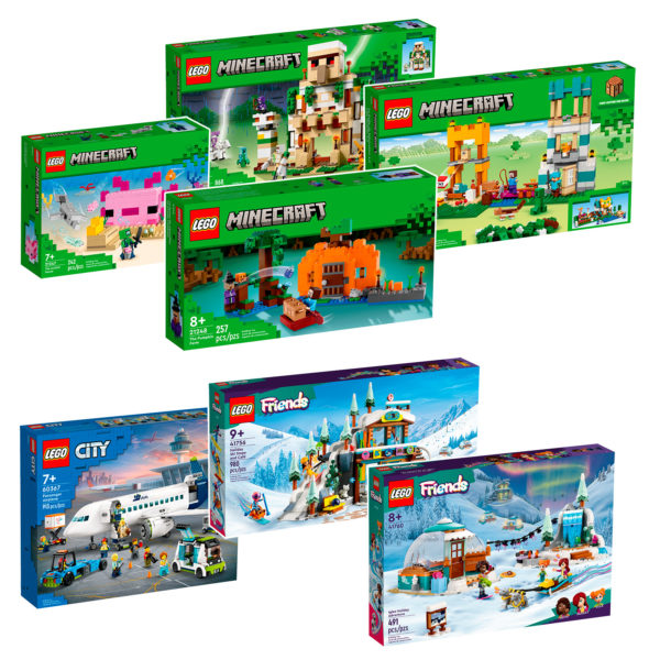 new lego minecraft city friends sets 2023