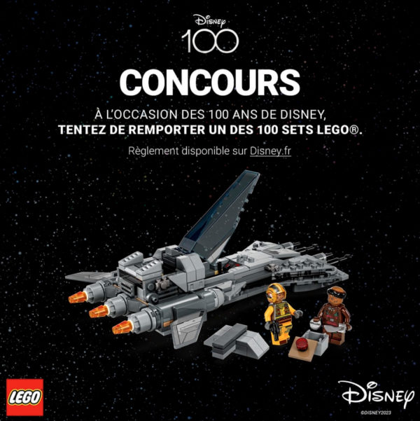 concours disney 100 lego