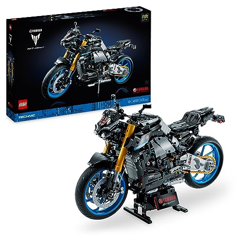 LEGO Technic Yamaha MT-10 SP - Maquette à Construire de Moto pour Adultes - Modélisme Authentique avec Moteur 4 Cylindres et Direction Fonctionnelle - Idée Cadeau Hommes et Femmes 42159