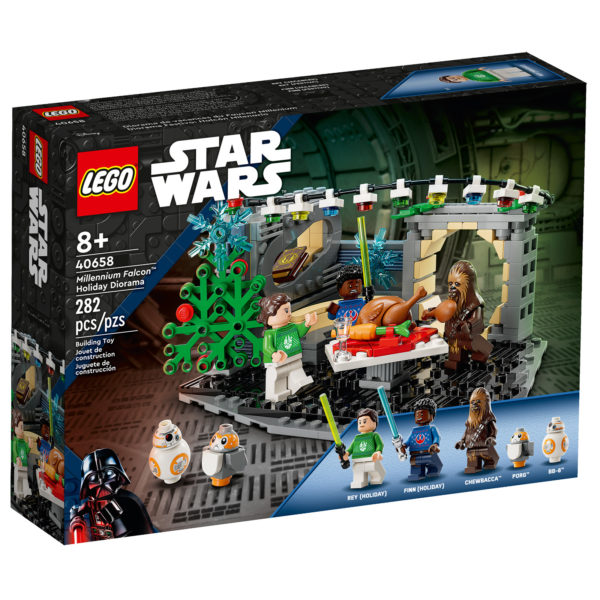 40658 lego starwars millennium falcon holiday diorama 2