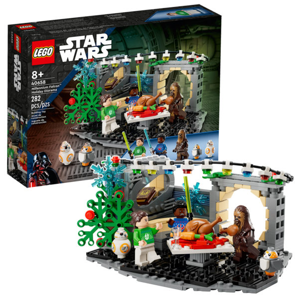 40658 lego starwars millennium falcon holiday diorama 4