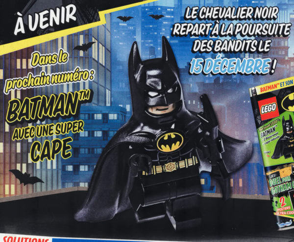 lego batman official magazine decembre 2023 batman minifigure