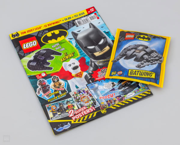 lego batman official magazine septembre 2023 batwing