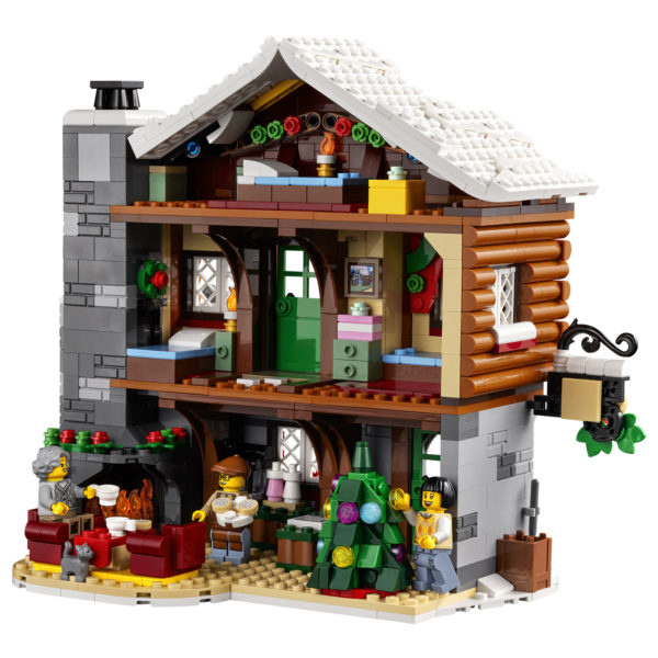 lego icons 10325 alpine lodge winter village 2023 8