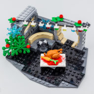 lego starwars 40658 millennium falcon holiday diorama 3