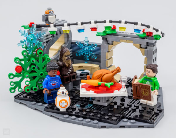 lego starwars 40658 millennium falcon holiday diorama 6