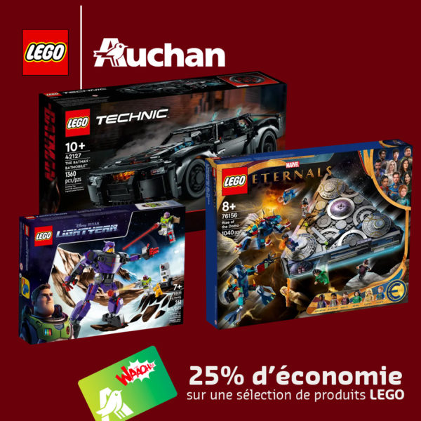 offre auchan lego cagnotte septembre 2023