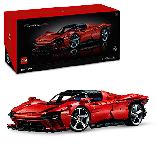 LEGO Technic Ferrari Daytona SP3 - Maquette et Modélisme Adulte de Voiture - Loisir Créatif Hommes et Femmes - Idée Cadeau pour Lui et Elle et Fans de Voitures de Collection 42143