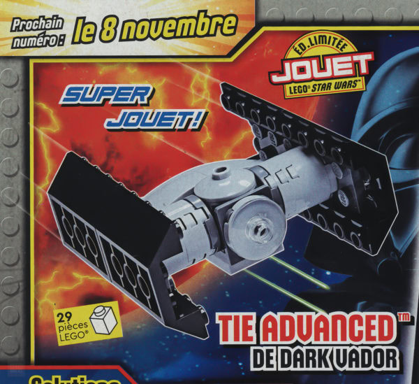 lego starwars magazine novembre 2023 tie advanced