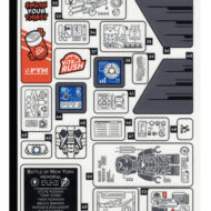 76269 lego marvel avengers tower sticker sheet 1