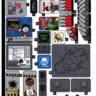 76269 lego marvel avengers tower sticker sheet 2