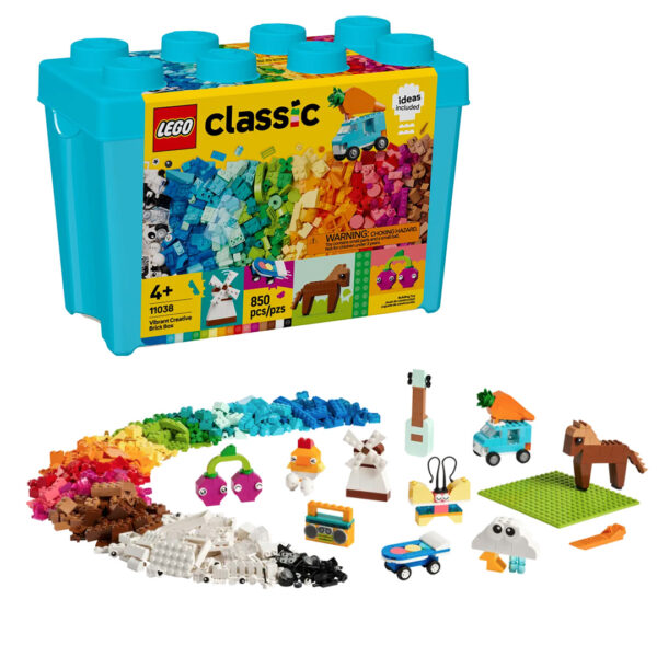 11038 lego classic vibrant creative brick box