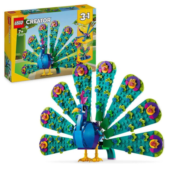 31157 lego creator exotic peacock