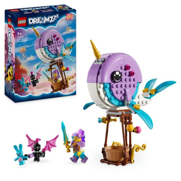 71472 lego dreamzzz izzie narwhal hot air balloon