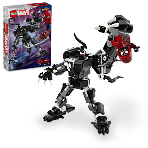 76276 lego marvel venom mech armor vs miles morales 1