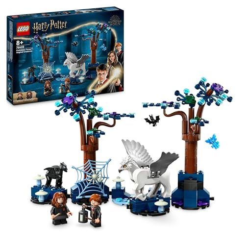 LEGO Harry Potter La Forêt Interdite : Les Créatures Magiques, Jouet Fantastique pour Enfants, avec Animaux, Figurines de Buck et Un Sombral, Idée Cadeau pour Filles, Garçons et Fans dès 8 Ans 76432