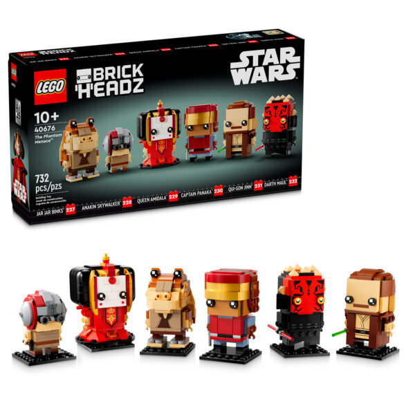 40676 lego starwars brickheadz the phantom menace